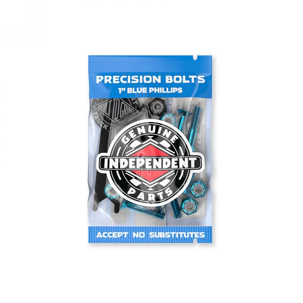 Indy Bolts Phillips w/Tool (pk 10) Blue/Black 1 IN
