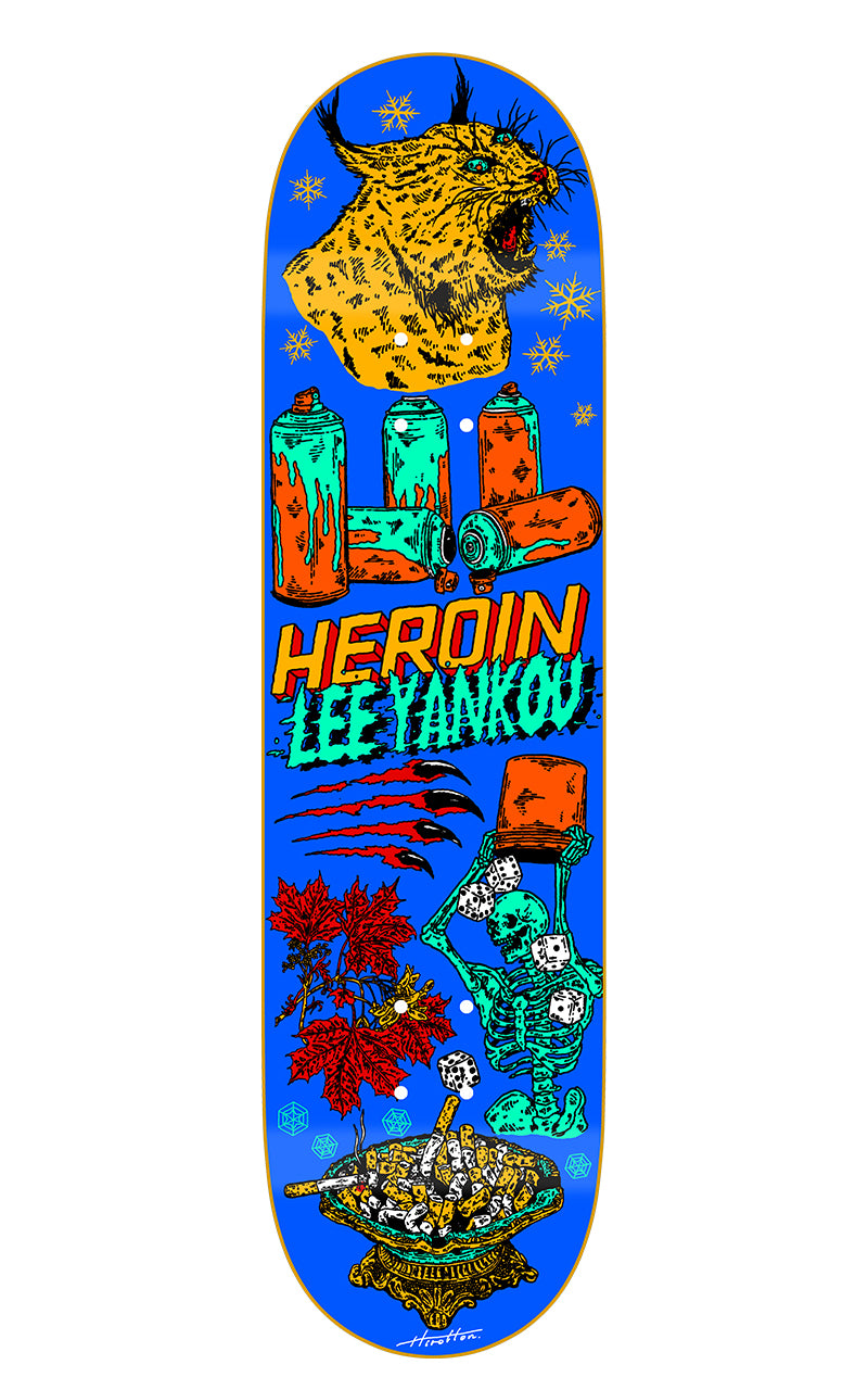 LEE YANKOU LIFE 8.25" Heroin Skateboards