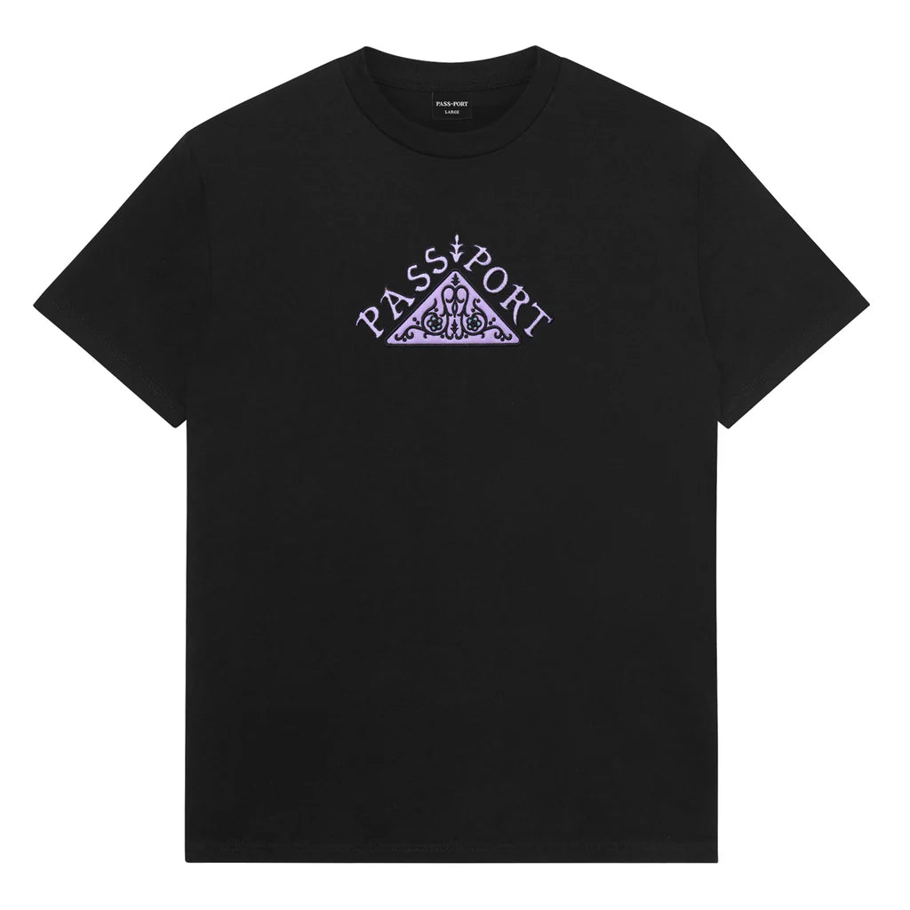 Pass~Port Manuscript Tee (Black)