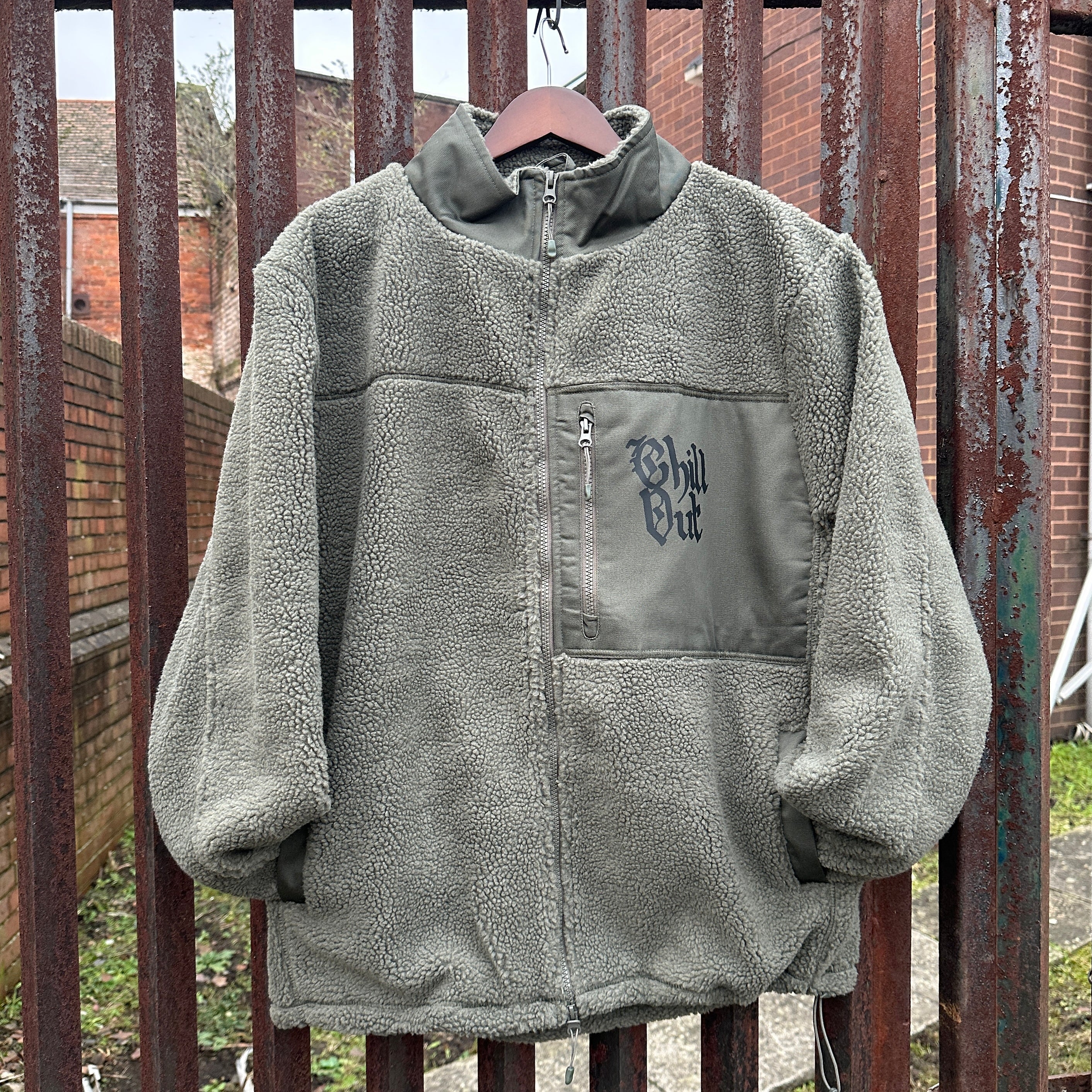 “Feast or Famine” Sherpa Fleece - Dark Olive