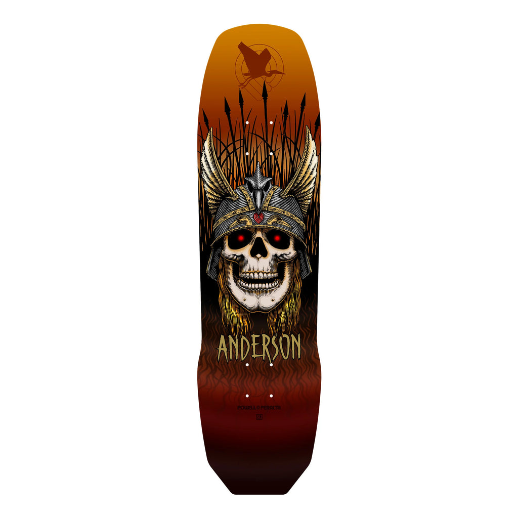 Powell Peralta Anderson Heron Skull Skateboard Deck - 8.45"