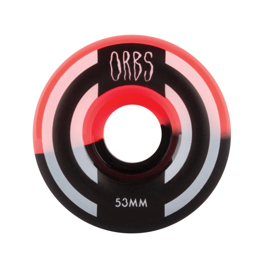 Orbs Apparitions Splits - Round - 99A - 53mm (Coral/Black)