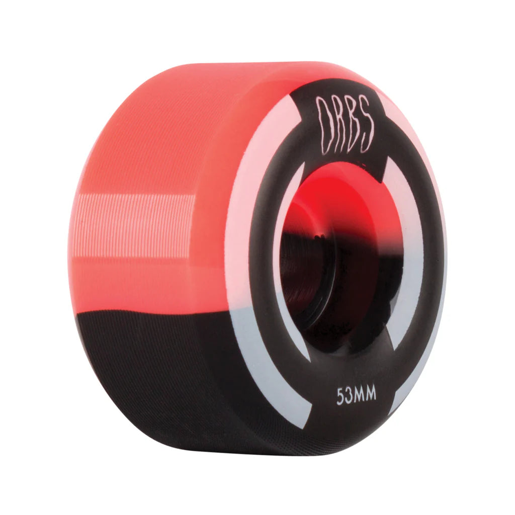 Orbs Apparitions Splits - Round - 99A - 53mm (Coral/Black)