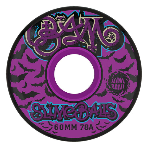 Slime Balls Bam Margera Guest OG Slime 78a Wheels 60mm Black
