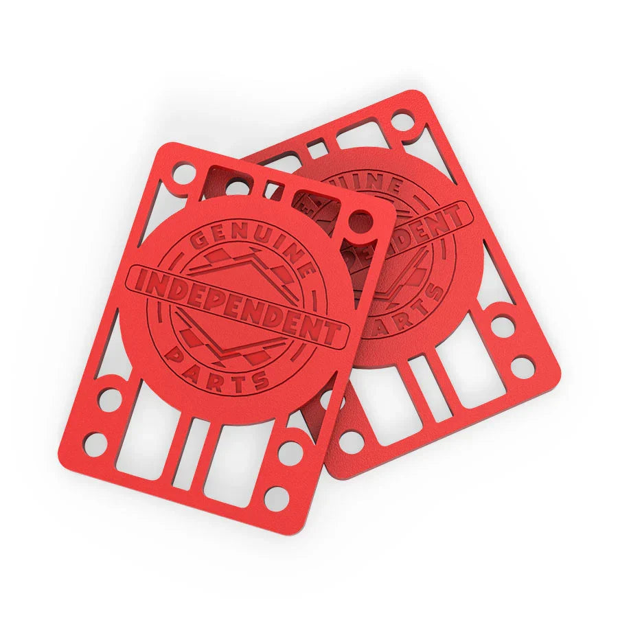Independent Genuine Parts Riser Pads 1/8 inch Red