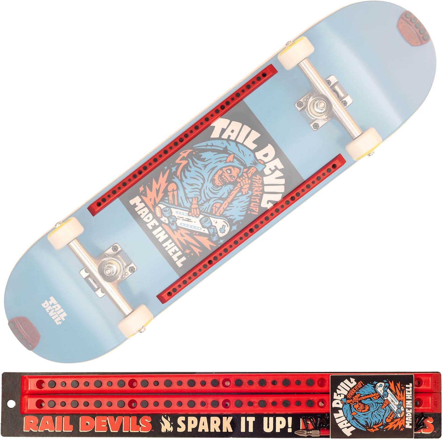 Rail Devils Sparking Skateboard Rails