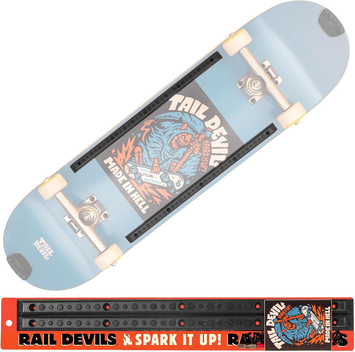 Rail Devils Sparking Skateboard Rails