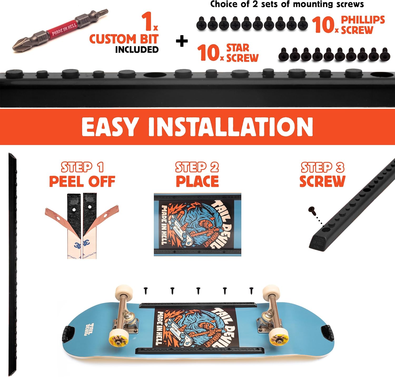 Rail Devils Sparking Skateboard Rails
