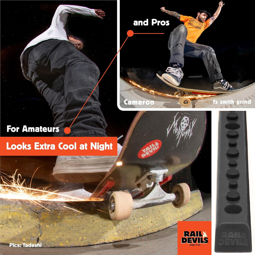 Rail Devils Sparking Skateboard Rails