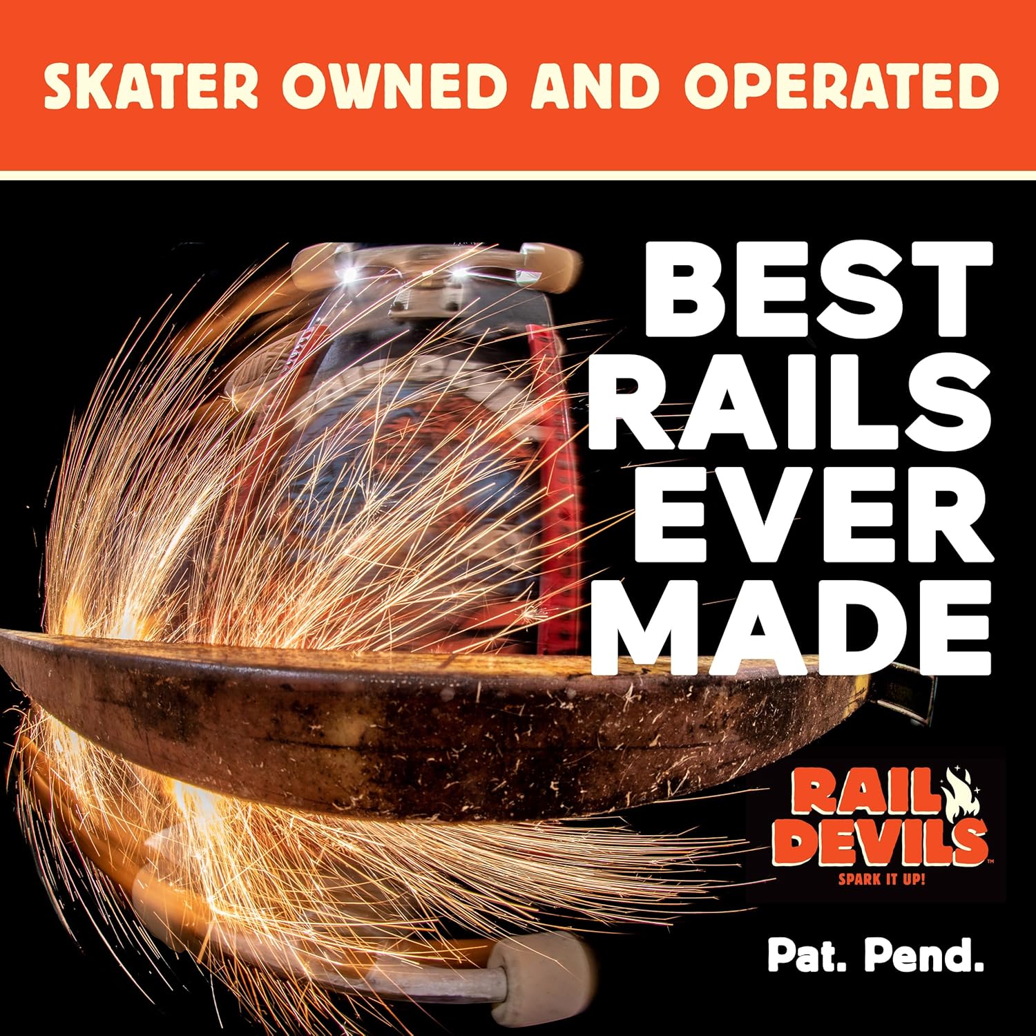 Rail Devils Sparking Skateboard Rails