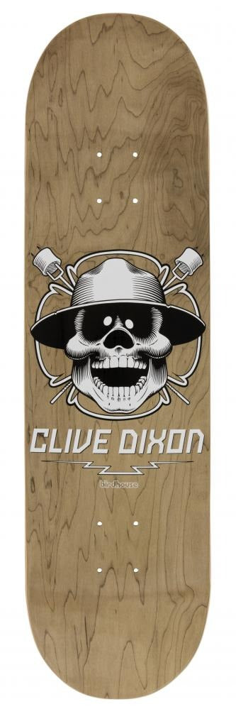 Birdhouse Pro Deck Dixon Skull Grey 8.5