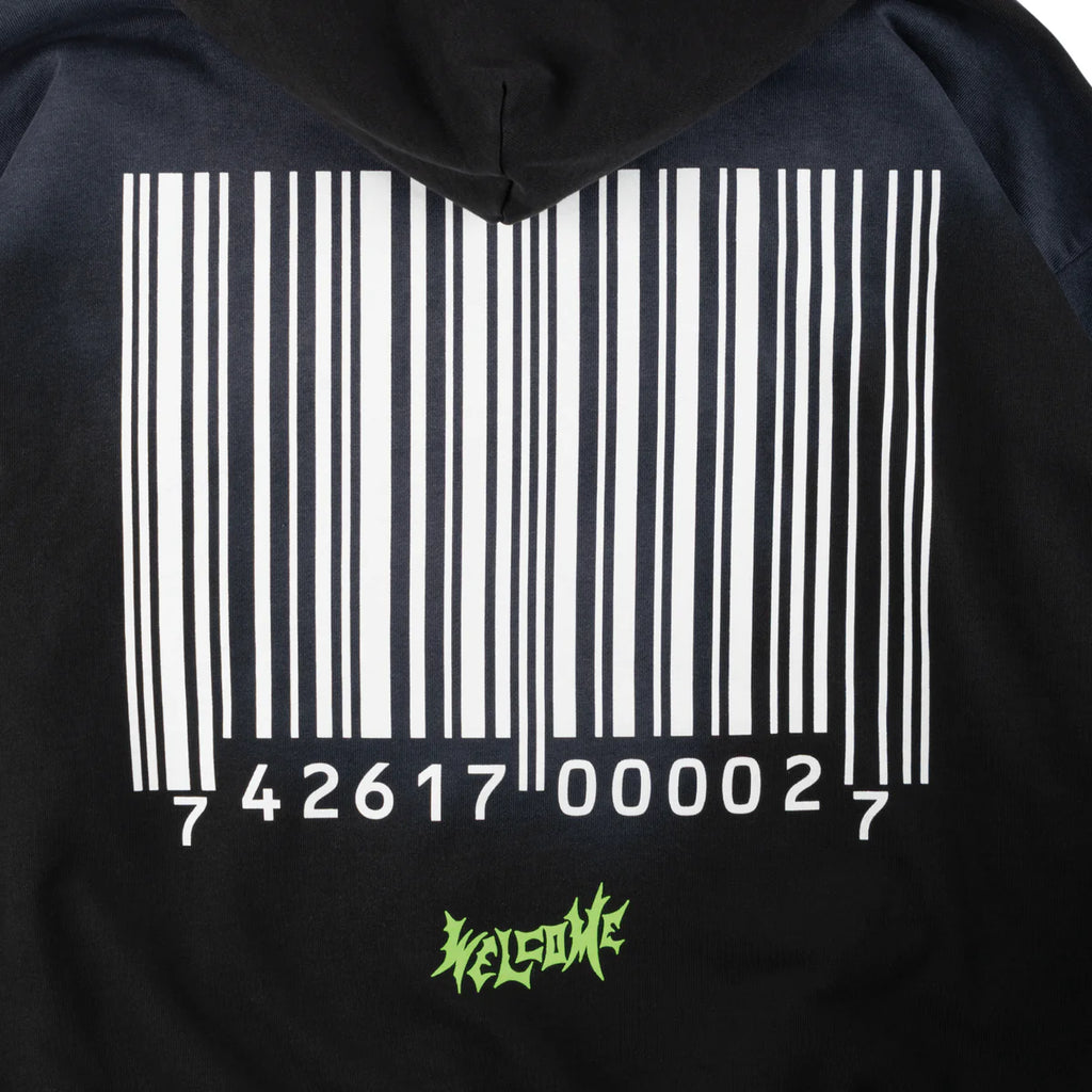 Slipknot x Welcome Ravenous Distressed Sun Fade Hoodie (Black Fade)