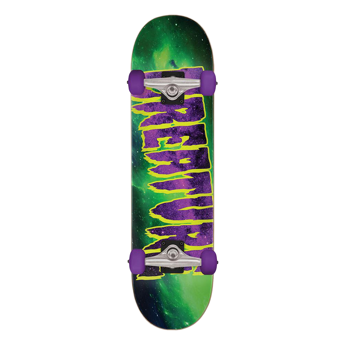 Creature Complete Galaxy Logo Mid Green/Purple 7.8 IN