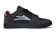 Load image into Gallery viewer, Lakai x Public Enemy Telford Low Skate Shoes - Black/Charcoal Suede
