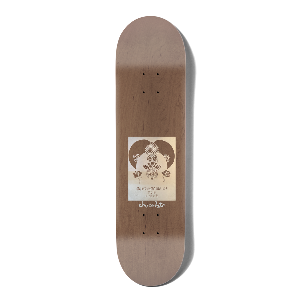 Chocolate Skateboard Deck Perdona Me Vincent Alvarez 8.25" - White (2)