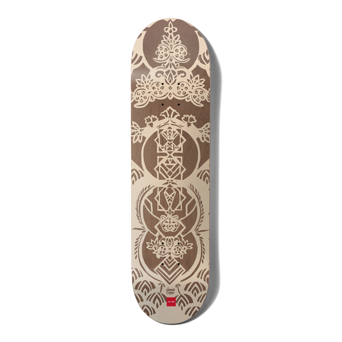 Chocolate Skateboard Deck Perdona Me James Capps 8.3" - Brown