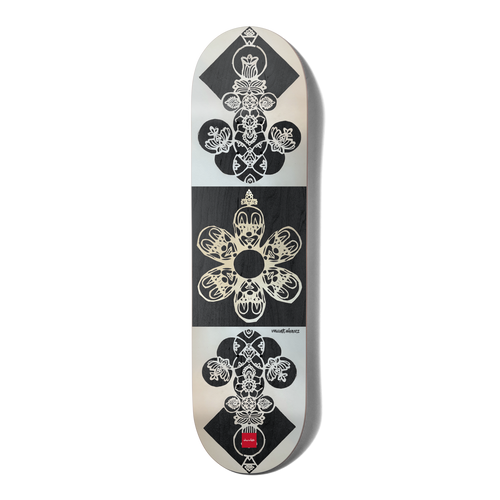 Chocolate Skateboard Deck Perdona Me Vincent Alvarez 8.25" - White
