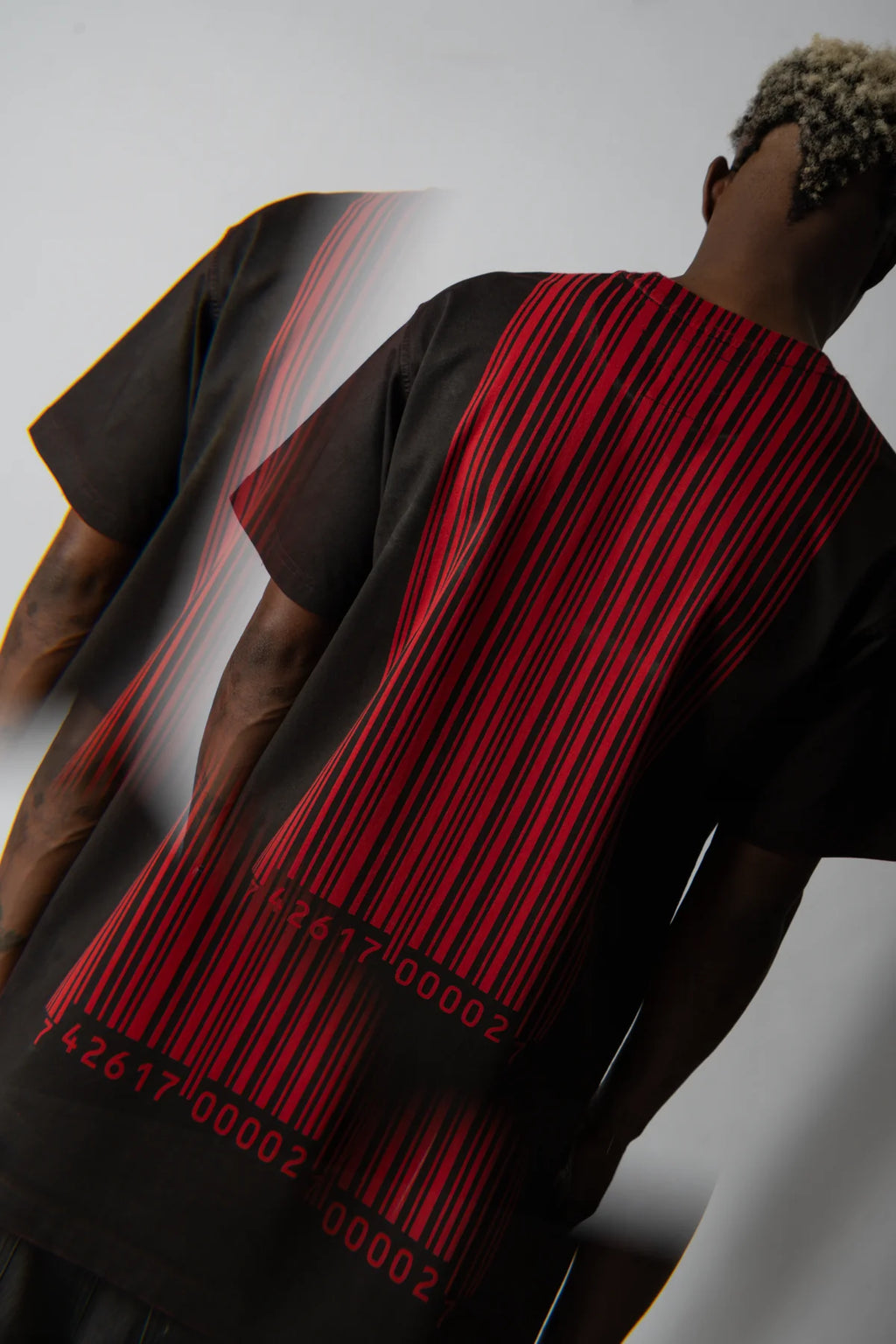 SLIPKNOT X WELCOME - BARCODE BOXY OVERPRINT TEE