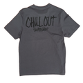 Fos Logo T-Shirt "Old Ink" Screen Print - Charcoal
