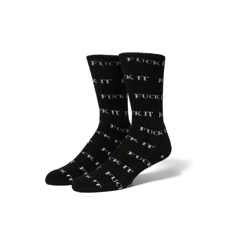 Fuck It Sock (Black)