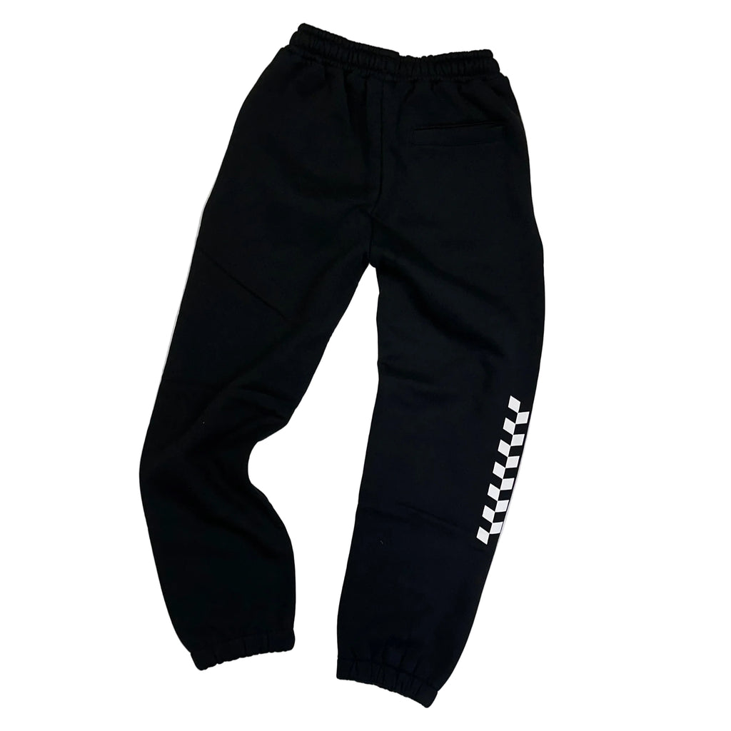 Santa Cruz Youth Pants Youth Optical Check Sweatpants Black
