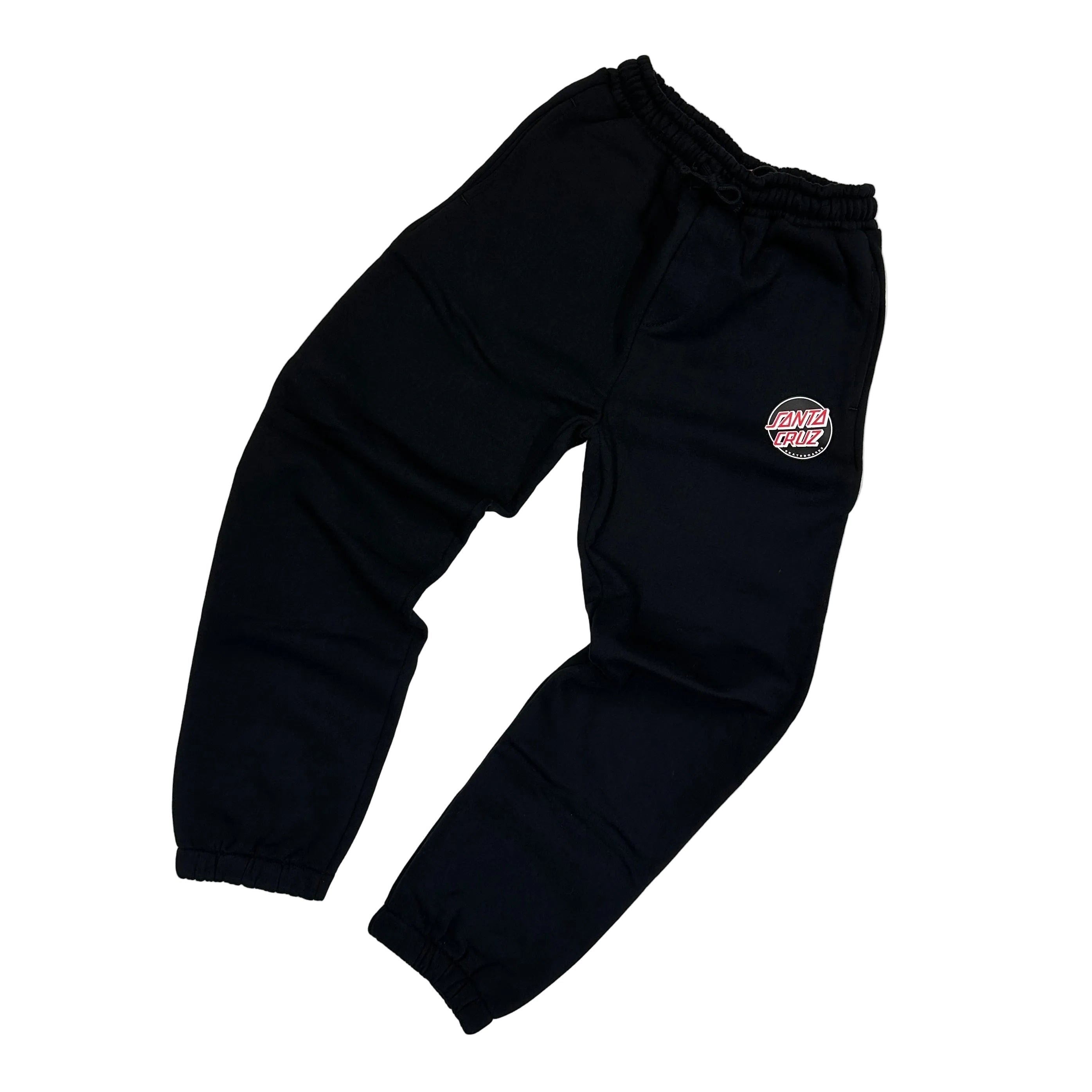 Santa Cruz Youth Pants Youth Optical Check Sweatpants Black