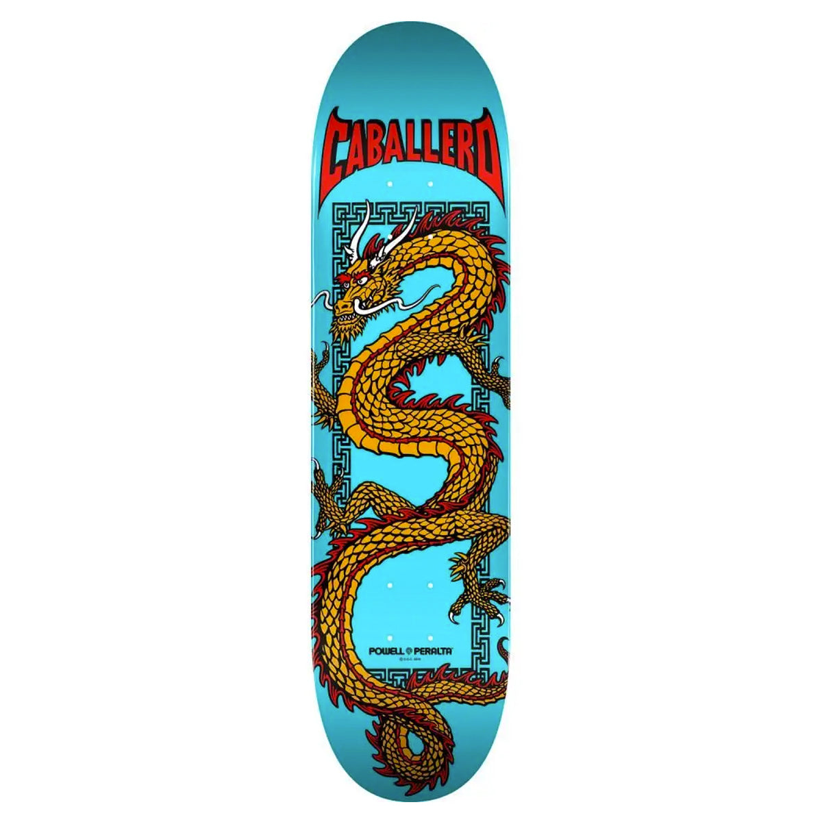 Powell Cab Chinese Dragon - Blue - Shape 291 - 7.75" x 31.08"