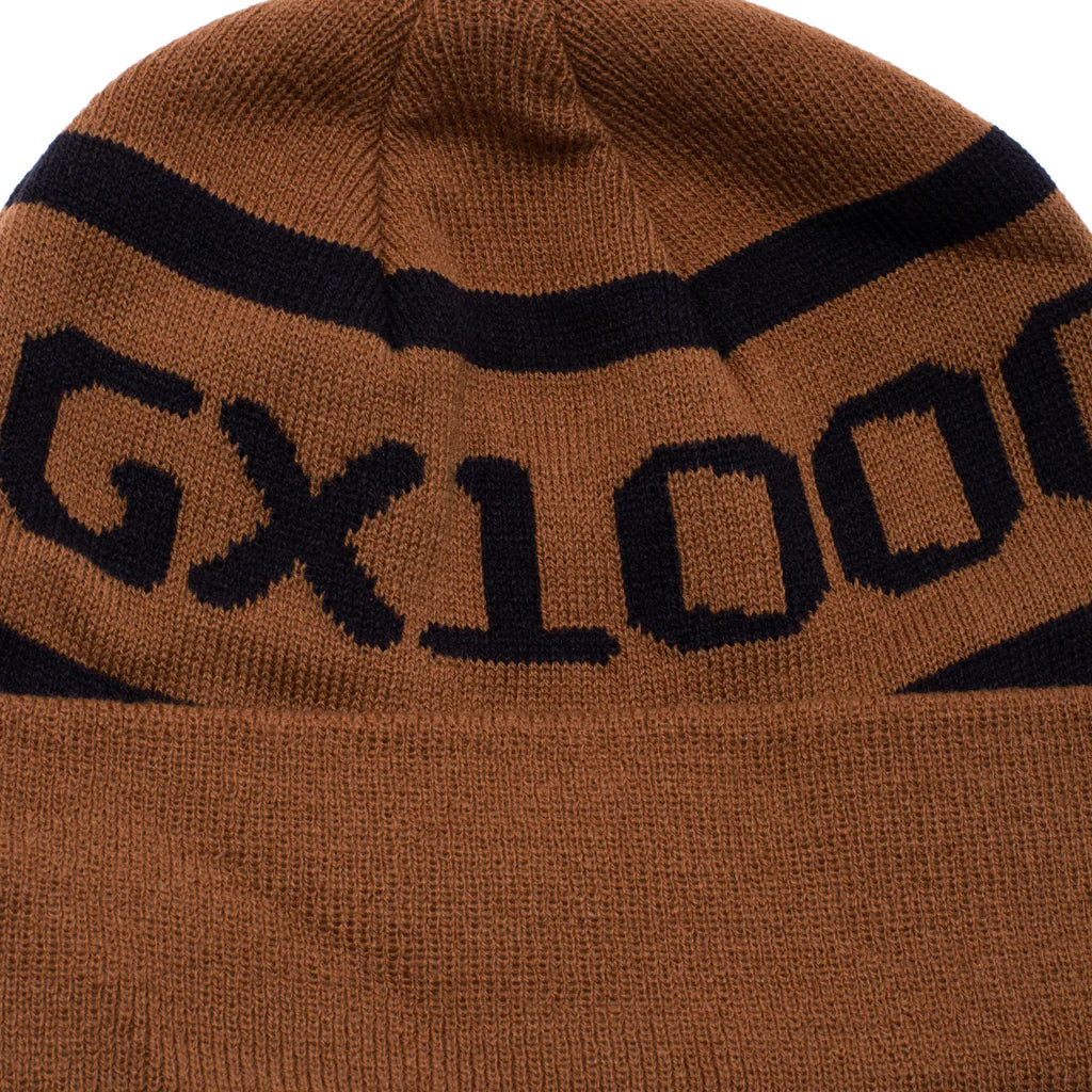 GX1000 OG Logo Beanie (Brown/Black)