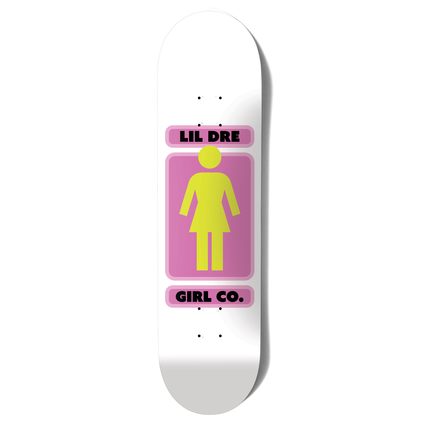 Girl Skateboard Deck 93 Til Lil Dre 8" - White