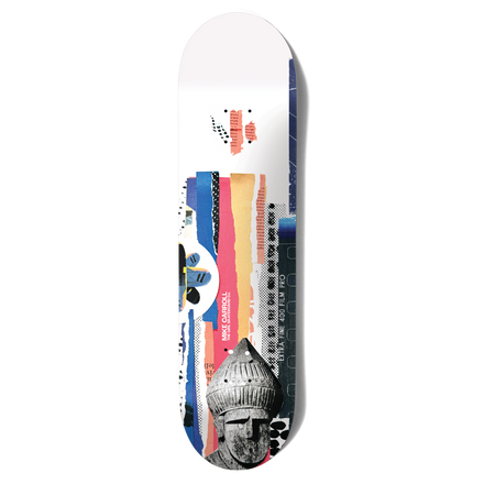 Girl Skateboard Deck Curb Cuttings Mike Carroll 8.25" - White