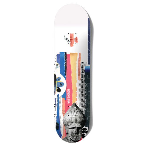 Girl Skateboard Deck Curb Cuttings Mike Carroll 8.25" - White