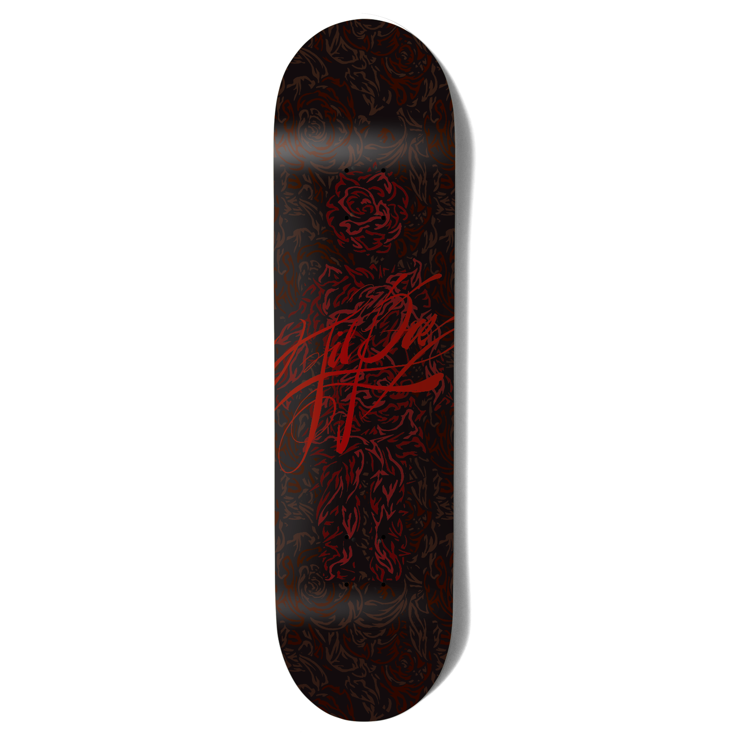 Girl Skateboard Deck Roses Lil Dre 8" - Black
