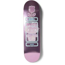 Load image into Gallery viewer, Girl x Hello Kitty Skateboard Deck 50th Anniversary Griffin Gass 8.5&quot;
