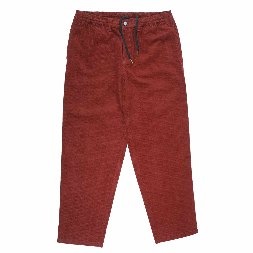 Theories Of Atlantis Stamp Lounge Pants Corduroy Burgundy