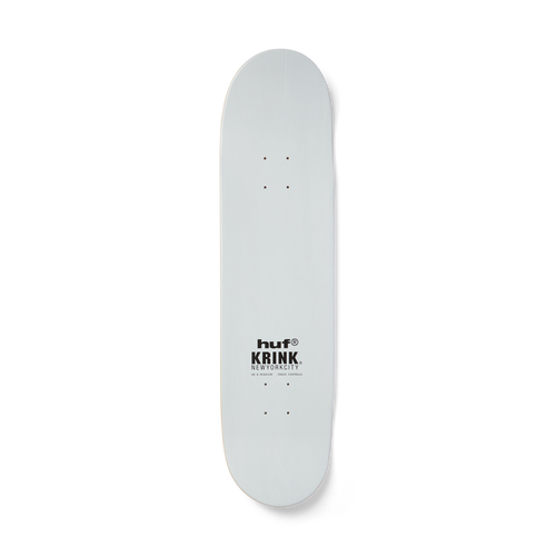 HUF x Krink Skate Deck White 8.25 bottom