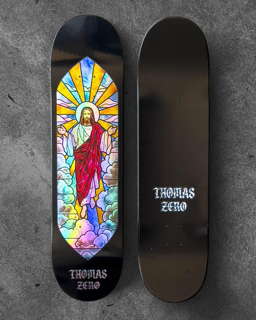 Zero Skateboard Deck Stained Glass Jamie Thomas 8.25"