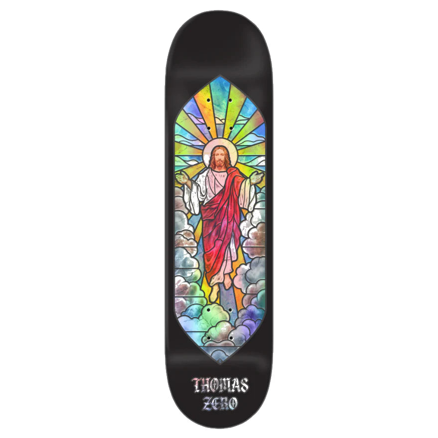 Zero Skateboard Deck Stained Glass Jamie Thomas 8.25"