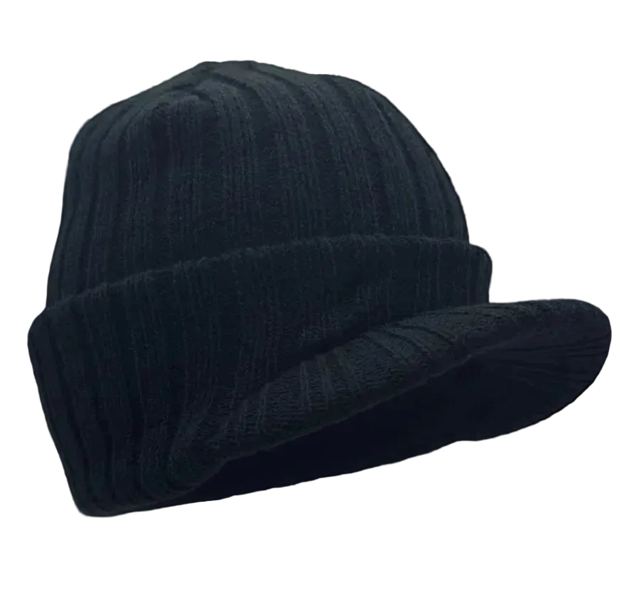 C.O.S.S Penny Brim Beanie - Black