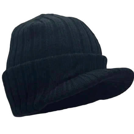 C.O.S.S Penny Brim Beanie - Black