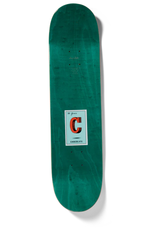 Chocolate Skateboard Deck Loteria Card El Musico Kenny Anderson Twin Tip 8.25"