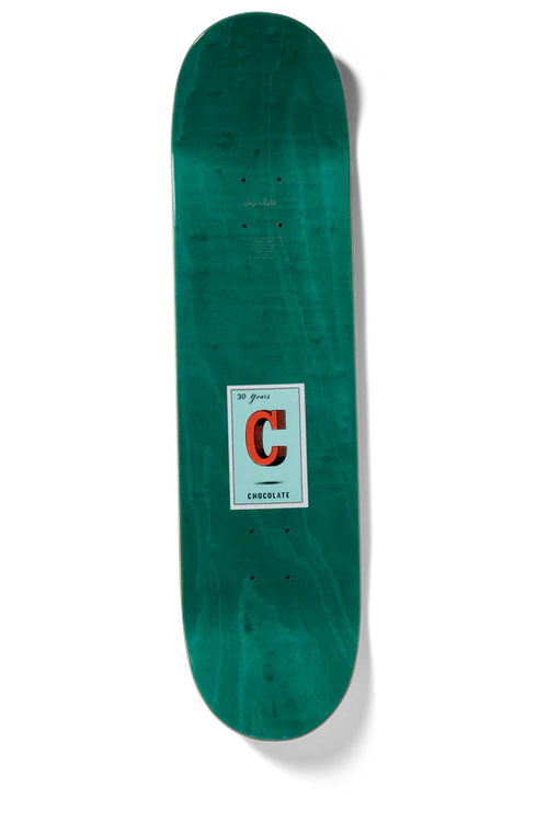 Chocolate Skateboard Deck Loteria Card El Musico Kenny Anderson Twin Tip 8.25"