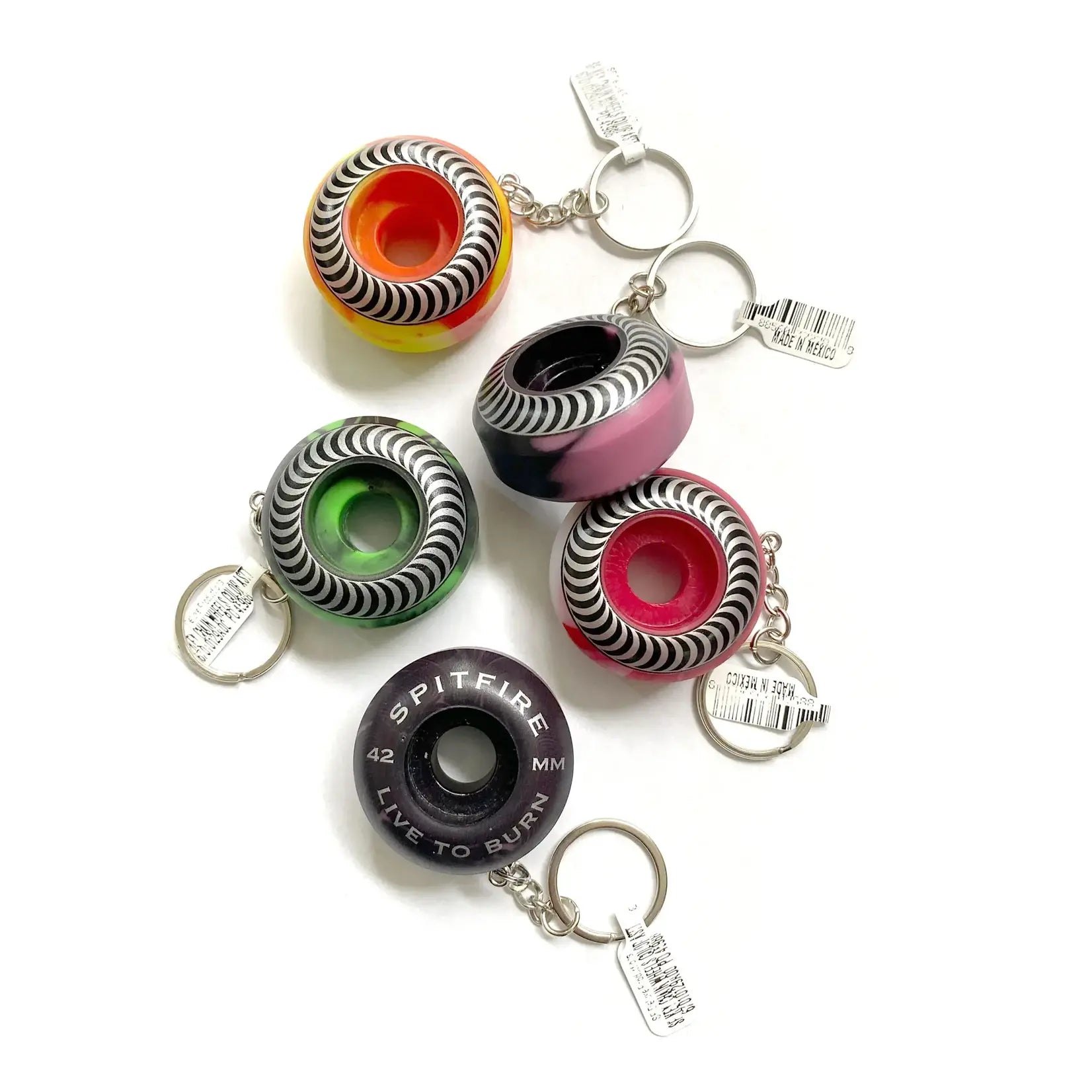 Spitfire Key Chain Wheels Color (Assorted)