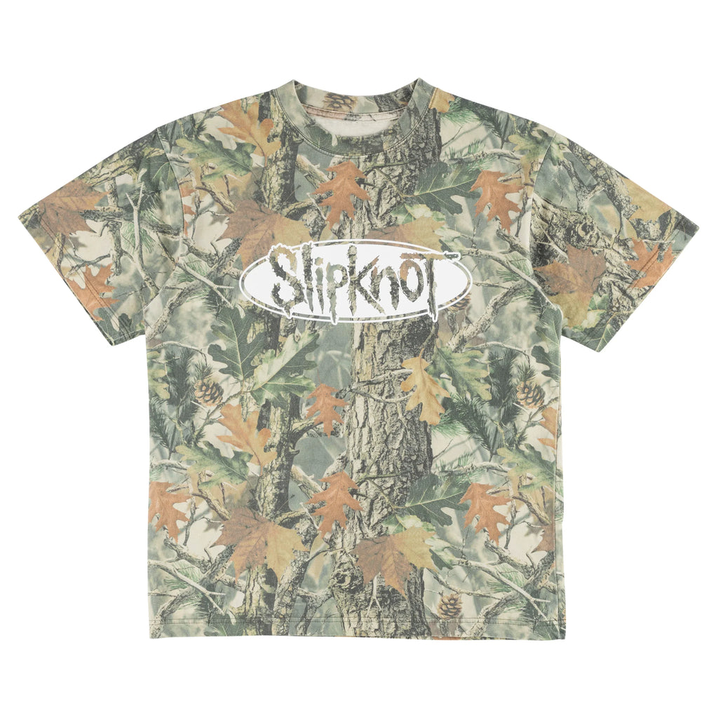Slipknot x Welcome Oval Logo Boxy Camo Tee