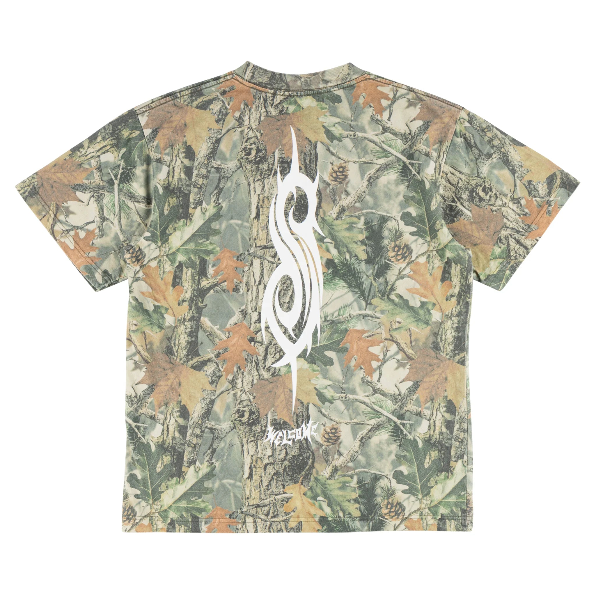 Slipknot x Welcome Oval Logo Boxy Camo Tee