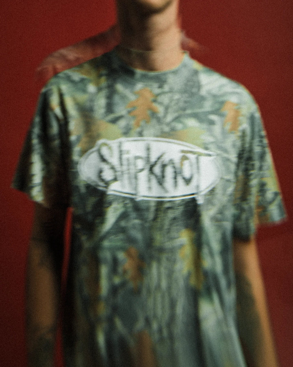 Slipknot x Welcome Oval Logo Boxy Camo Tee