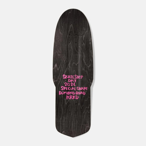 KROOKED SKATEBOARDS - 10.75" DIAMOND BEAMER DECK - SKATE SHOP DAY