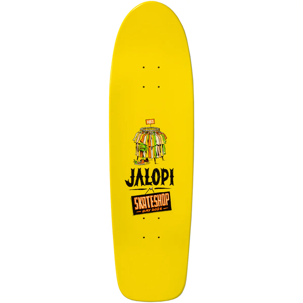 ANTIHERO SKATESHOP DAY 2026 JALOPI SHOP LURKER SKATEBOARD DECK 9.18"