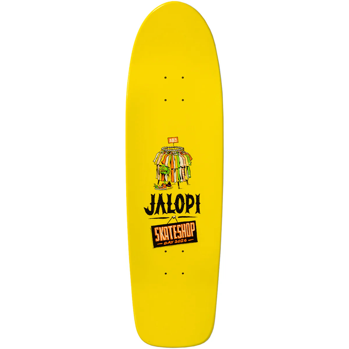 ANTIHERO SKATESHOP DAY 2026 JALOPI SHOP LURKER SKATEBOARD DECK 9.18"