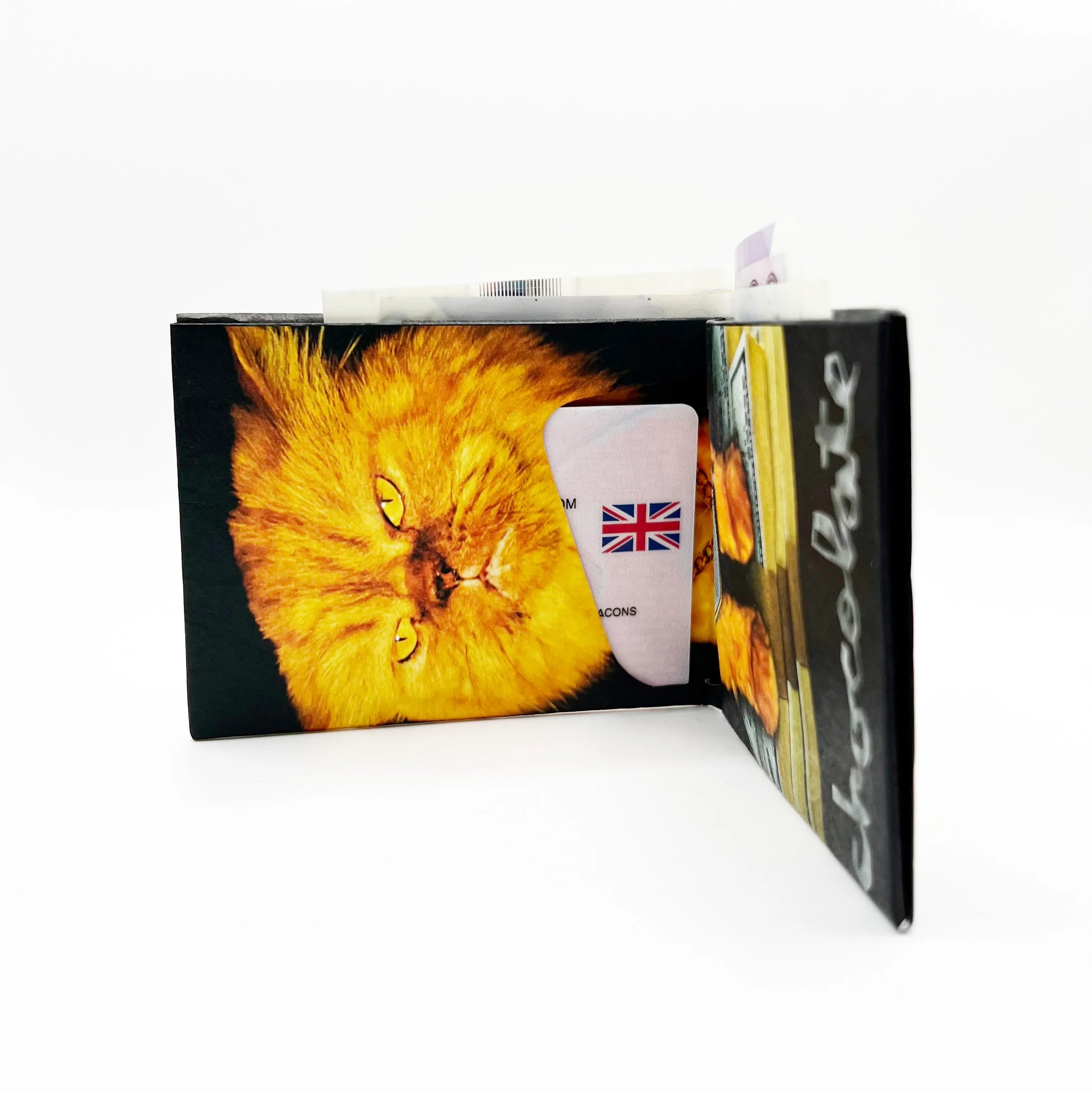 Chocolate Garvey the Cat Tyvek® Wallet