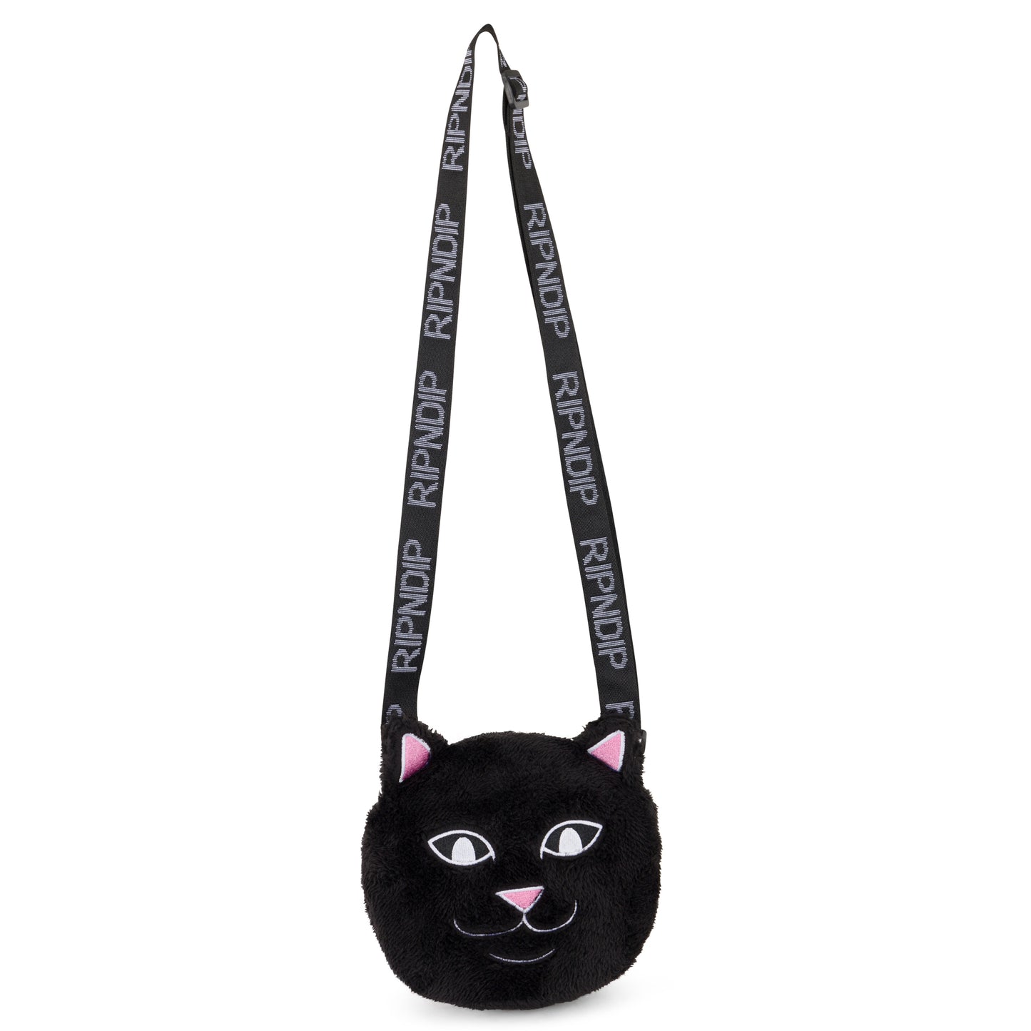 RIPNDIP Lord Jermal Sherpa Crossbody Bag  (Black)